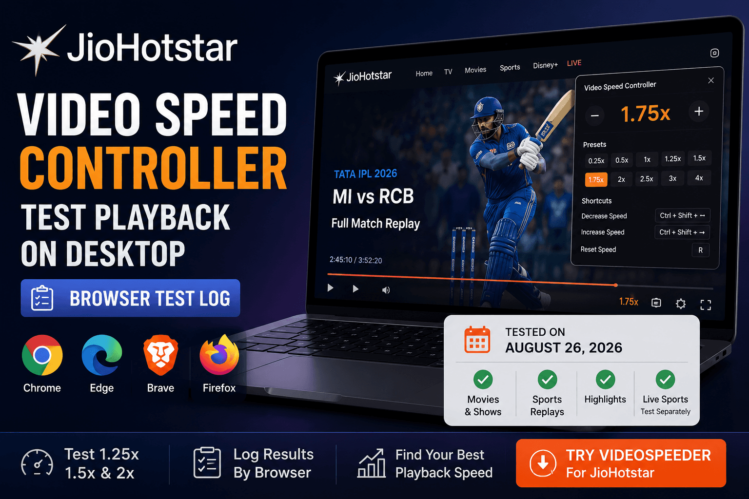 Video Speed Controller